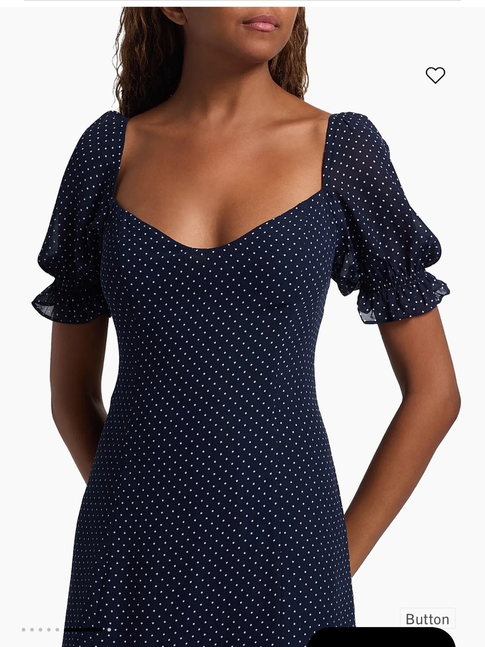 Reformation Gloria Polka Dot Midi Dress - Picture 5 of 5